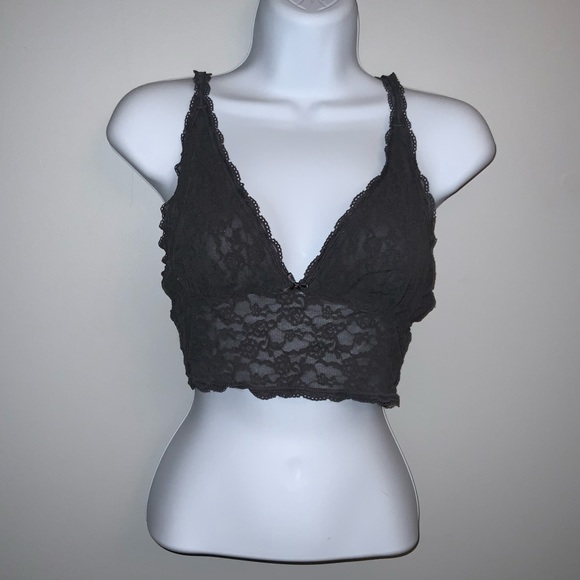 Victoria’s Secret Gray Lace Bralette Sz L - Picture 5 of 5